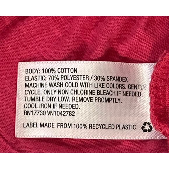 Universal Thread Pink Scalloped Stretch Sleeveless Tank Top Reg Size Large - Picture 4 of 5